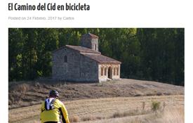 Recomendación del blog conalforjas.com por el Camino del Cid