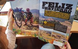 Reportaje de la revista BIKE dedicado al Camino del Cid