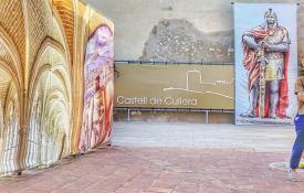 Una de las imágenes de la exposición en el castillo de Cullera