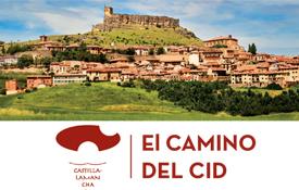 Portada del folleto del Camino del Cid a su paso por Guadalajara editado por Turismo Castilla-La Mancha