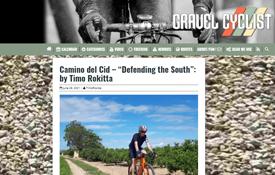 Timo Rokitta en el Camino del Cid (Imagen: T.R en www.gravelcyclist.com)