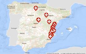 Los hospitales del Camino del Cid en el Visor Cartográfico de la página web