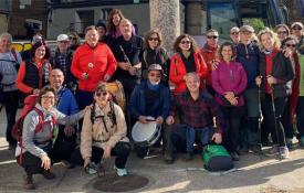 Integrantes del Colegio de Médicos de Guadalajara en la ruta propuesta por Los Medicid