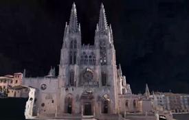 La catedral de Burgos escaneada para el programa Los Pilares del Tiempo