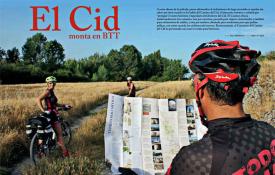 La Revista de septiembre de Grandes Espacios publica un reportaje sobre el Camino del Cid en BTT