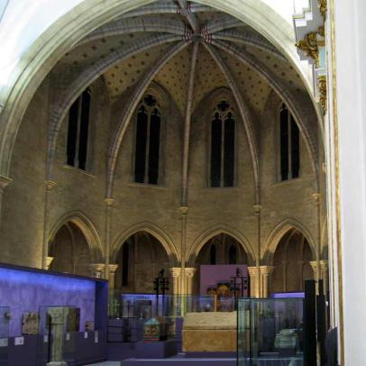 Ábside gótico de la iglesia arciprestal de San Salvador, en Burriana (provincia de Castellón) / ALC.