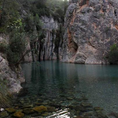 Fuentes termales en Montanejos, Castellón / ALC.