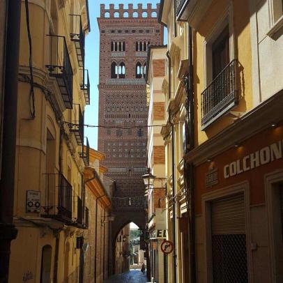 Torre mudéjar de San Salvador, en Teruel, declarada Patrimonio de la Humanidad, ALC.