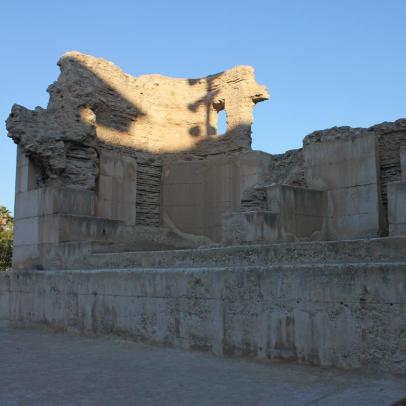 Restos de las murallas islámicas de Elche, Alicante / ALC.