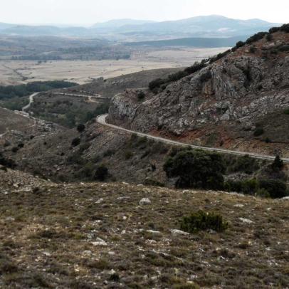 La Sierra de Pela, por donde el Cid y sus hombres descienden, según el Cantar de Mío Cid, para entrar en el territorio islámico de la taifa de Toledo, en Miedes de Atienza, provincia de Guadalajara / ALC.