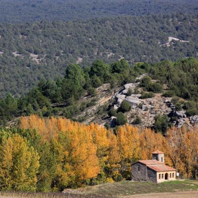 La ermita mozárabe de Barriosuso, en Santibáñez del Val, Burgos / ALC.