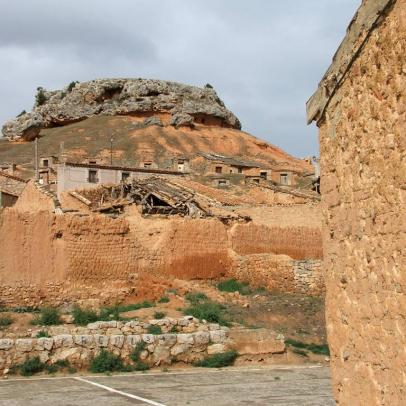 Cerro sobre el que se asentaba una torre en la época del Cantar, en Alcubilla del Marqués, Soria / ALC.