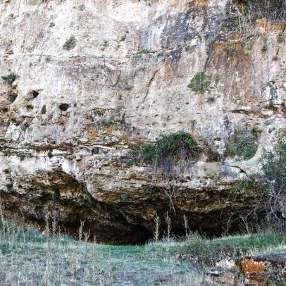 Las cuevas citadas en el Cantar de mío Cid, en Anguita, Guadalajara / ALC.