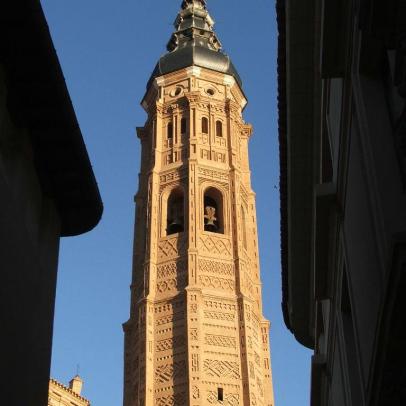 Torre Mudéjar de Santa María, Patrimonio de la Humanidad en Calatayud, Zaragoza / ALC.