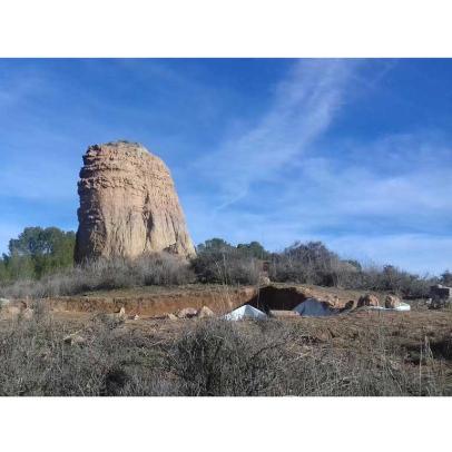 Yacimiento arqueológico de Alcocer, paraje de La Mora Encantada, en Ateca, provincia de Zaragoza / Diputación provincial de Zaragoza.