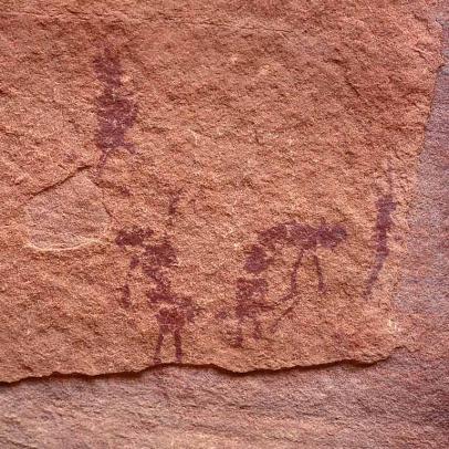 Pinturas rupestres del abrigo del Barranco Pajarero, en Albarracín (Teruel), declaradas Patrimonio de la Humanidad UNESCO / CARP.