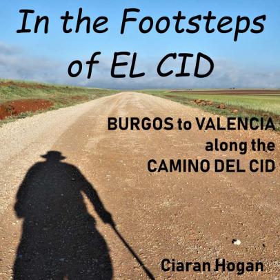 Portada del libro de viajes "In the Footsteeps of El Cid" de Ciaran Hogan.