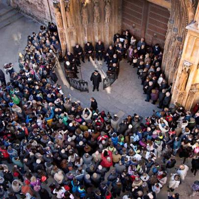 Tribunal de las Aguas, en Valencia, declarado Patrimonio Intangible de la Humanidad UNESCO / Turismo Valencia.