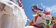 Dancers. Popular Festival at Utande, province of Guadalajara / Jesús de los Reyes Martínez.