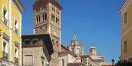 Plaza de la catedral en Teruel, monumento declarado Patrimonio de la Humanidad / ALC.