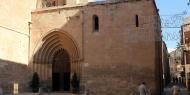 Puerta gótica de la catedral del Salvador y Santa María, en Orihuela, Alicante / ALC.