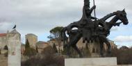 Estatua ecuestre del Cid en Caleruega, Burgos / ALC.