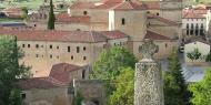 Vista del monasterio de Santo Domingo de Silos, en la provincia de Burgos / ALC.