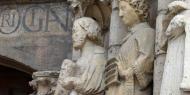 Detalle de la portada de la iglesia de San Esteban, Burgos / ALC