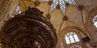 Bóveda estrellada en la capilla de los Condestables de la Catedral de Burgos / ALC