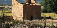 Palomar de adobe abandonado en Aguilera, Soria. ALC