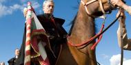 Fiesta de La Caballada in Atienza, province of Guadalajara. Festivity of National Tourist Interest. It commemorates the charge of muleteers in Atienza, 1162, that saved king of Castilla Alfonso VIII from falling into the hands of his uncle 