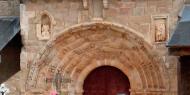 Portada románica de la iglesia de Santa María, en Atienza / ALC