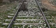 Vía de tren abandonada, en Langa de Duero / ALC