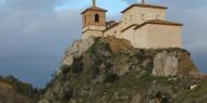 Ermita de la Virgen de la Esperanza, donde se encontraba el antiguo castillo de origen árabe, en Bubierca, provincia de Zaragoza / ALC.