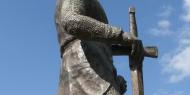 Estatua del Cid en El Poyo del Cid, Teruel. ALC