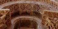 Detalle del ábside románico de la iglesia de Santa María de los Sagrados Corporales. Daroca, Zaragoza / ALC.