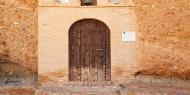 Puerta de la ermita rupestre de Nazaret. Daroca, Zaragoza / ALC