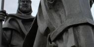 Estatua del Cid y Babieca en Caleruega, Burgos / ALC.