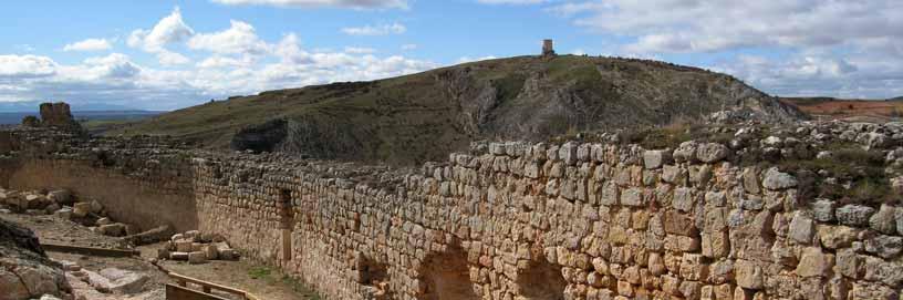 Torre de Uxama y castillo de Osma. El Burgo de Osma, Soria